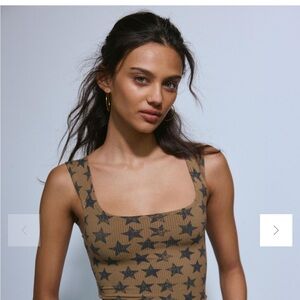 Urban Outfitters BDG ribbed square neck tank top.